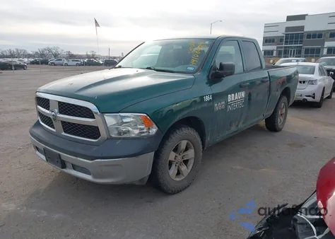 2018 Ram 1500 Tradesman 4X2 6'4 Box z USA, uszkodzony, nr VIN 1C6RR6FG8JS314562